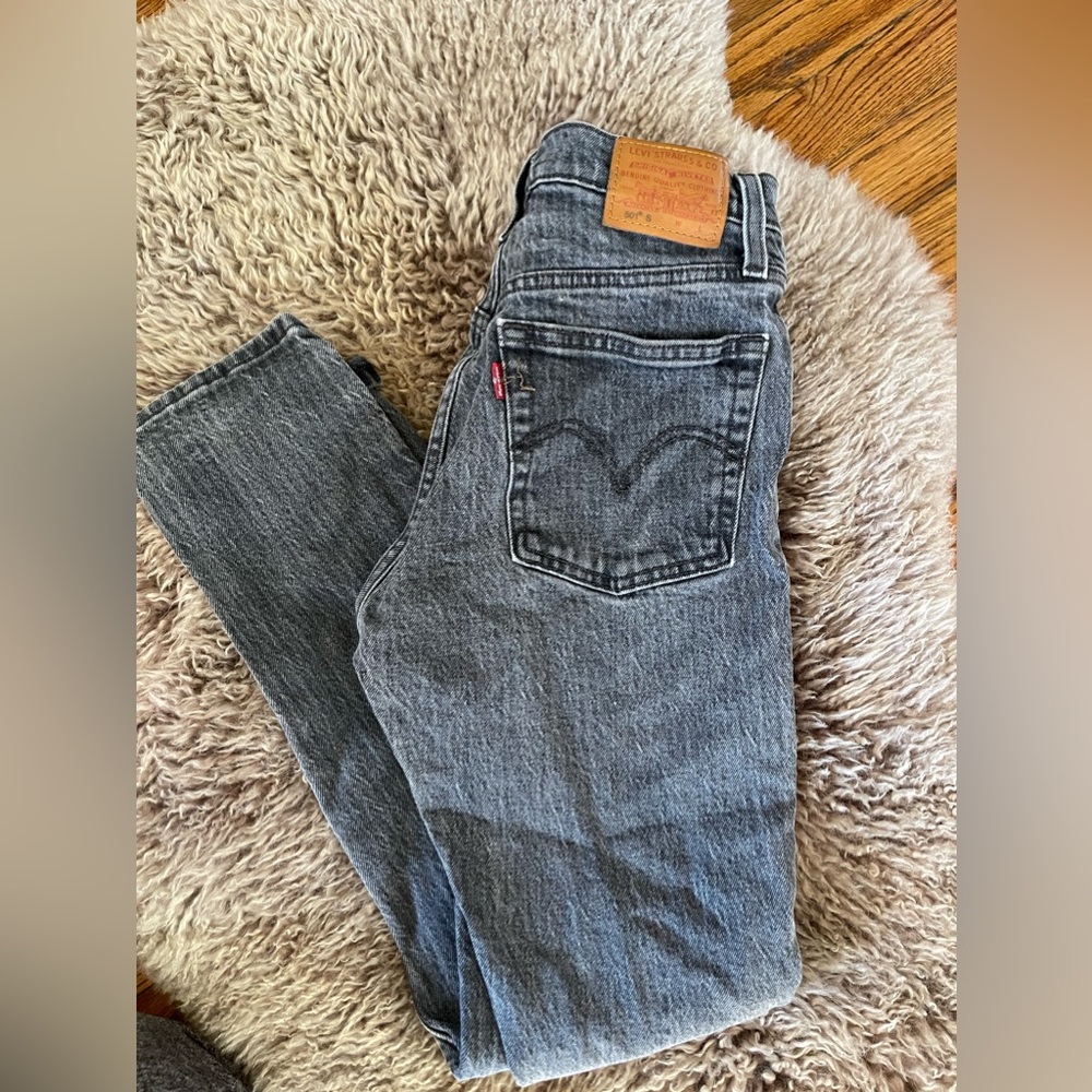 Light Black Levi 501 Skinny 24
